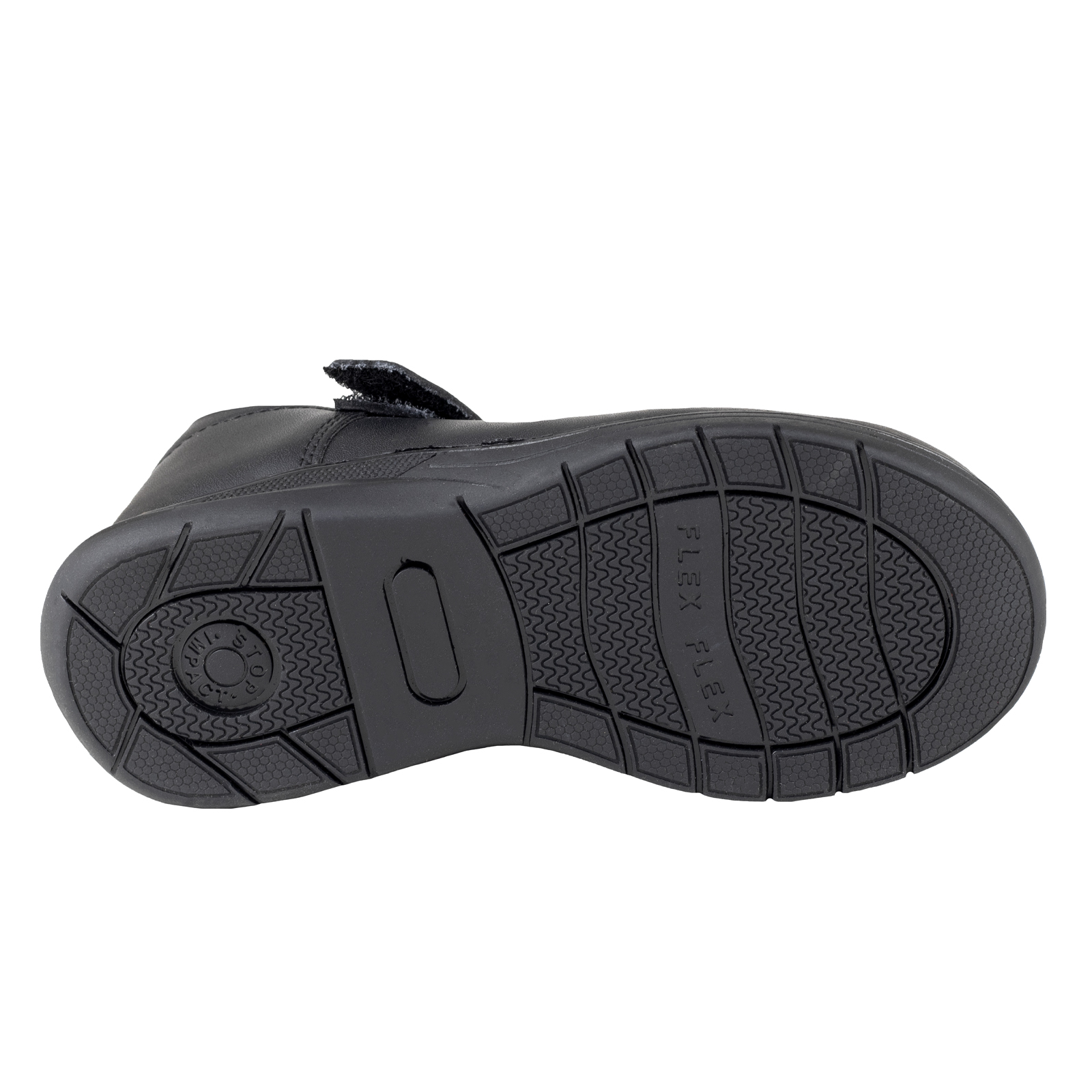 Zapatos Para Niña Escolares Vavito 754004 Negro Velcro Piel 22 AL 26