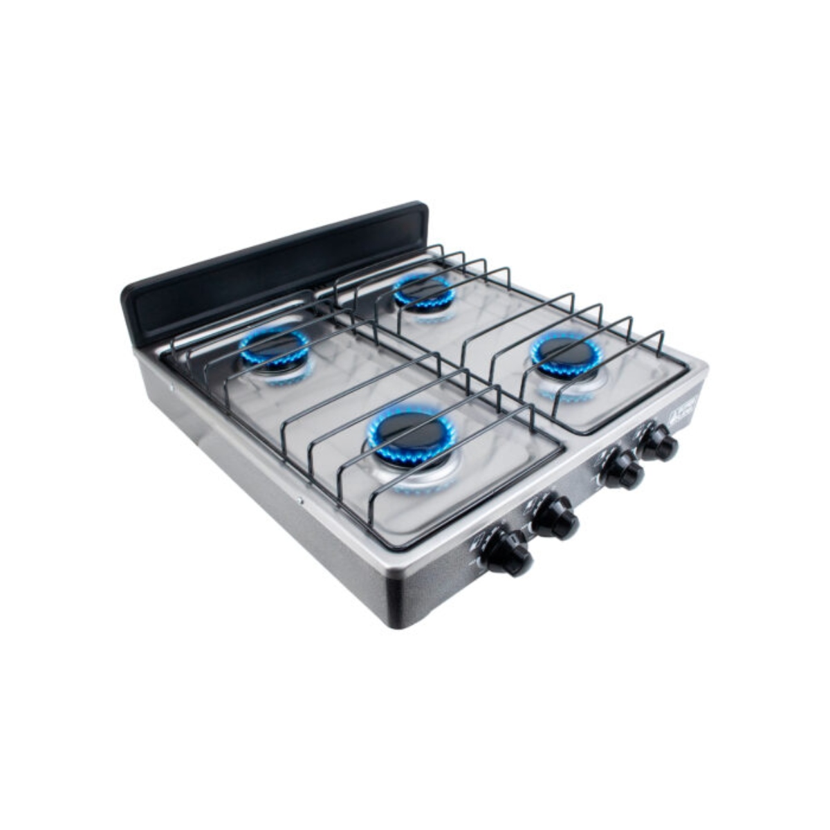 Parrilla de Gas Super Flama 4Q-CA-G 4 Quemadores/ Cubierta de Acero Gris ALBY10