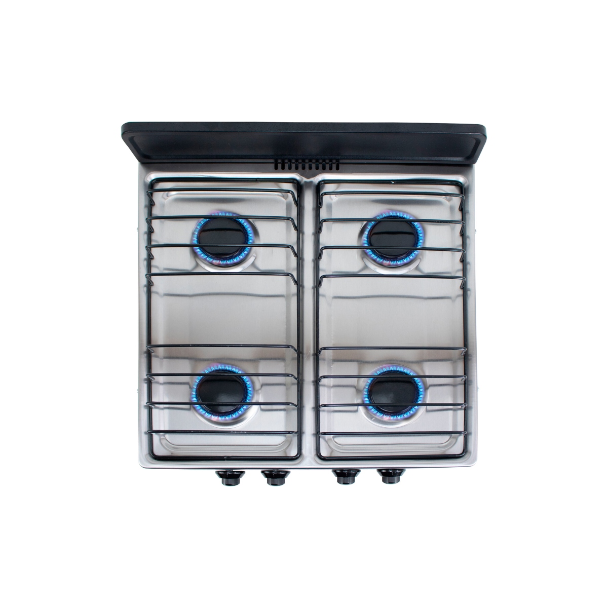 Parrilla de Gas Super Flama 4Q-CA-G 4 Quemadores/ Cubierta de Acero Gris ALBY10