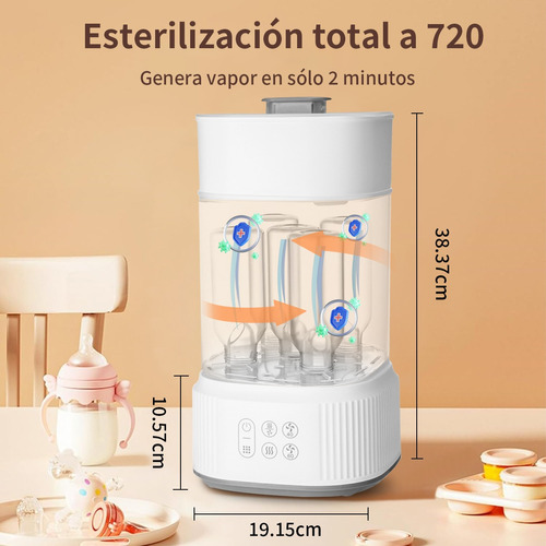 Esterilizador Biberones Calienta Biberones Secador 3 En 1
