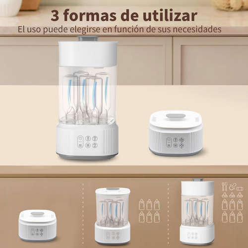 Esterilizador Biberones Calienta Biberones Secador 3 En 1