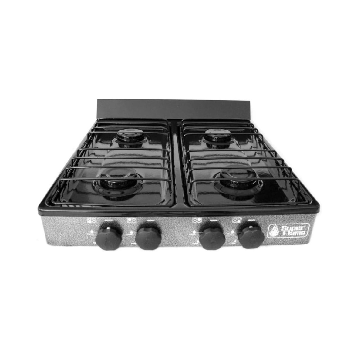 Parrilla de Gas Super Flama 4Q-G 4 Quemadores Gris ALBY10