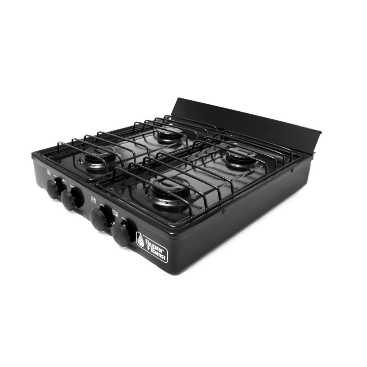 Parrilla de Gas Super Flama 4Q-N 4 Quemadores Negro ALBY10