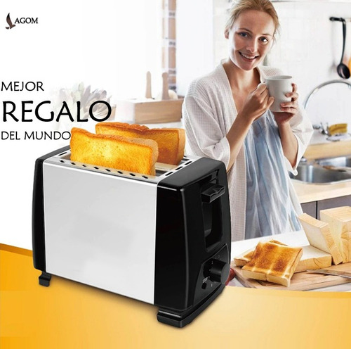 Tostadora Eléctrica De Pan Bagel 750w Acero Inoxidable Lagom
