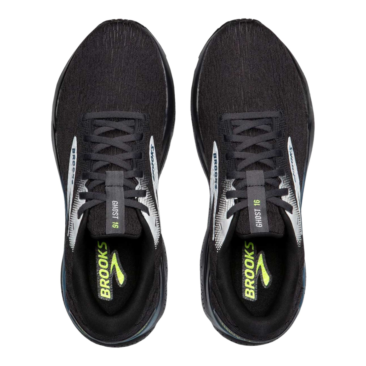 TENIS NEGRO HOMBRE NEGRO BROOKS GHOST 16 1104181D046