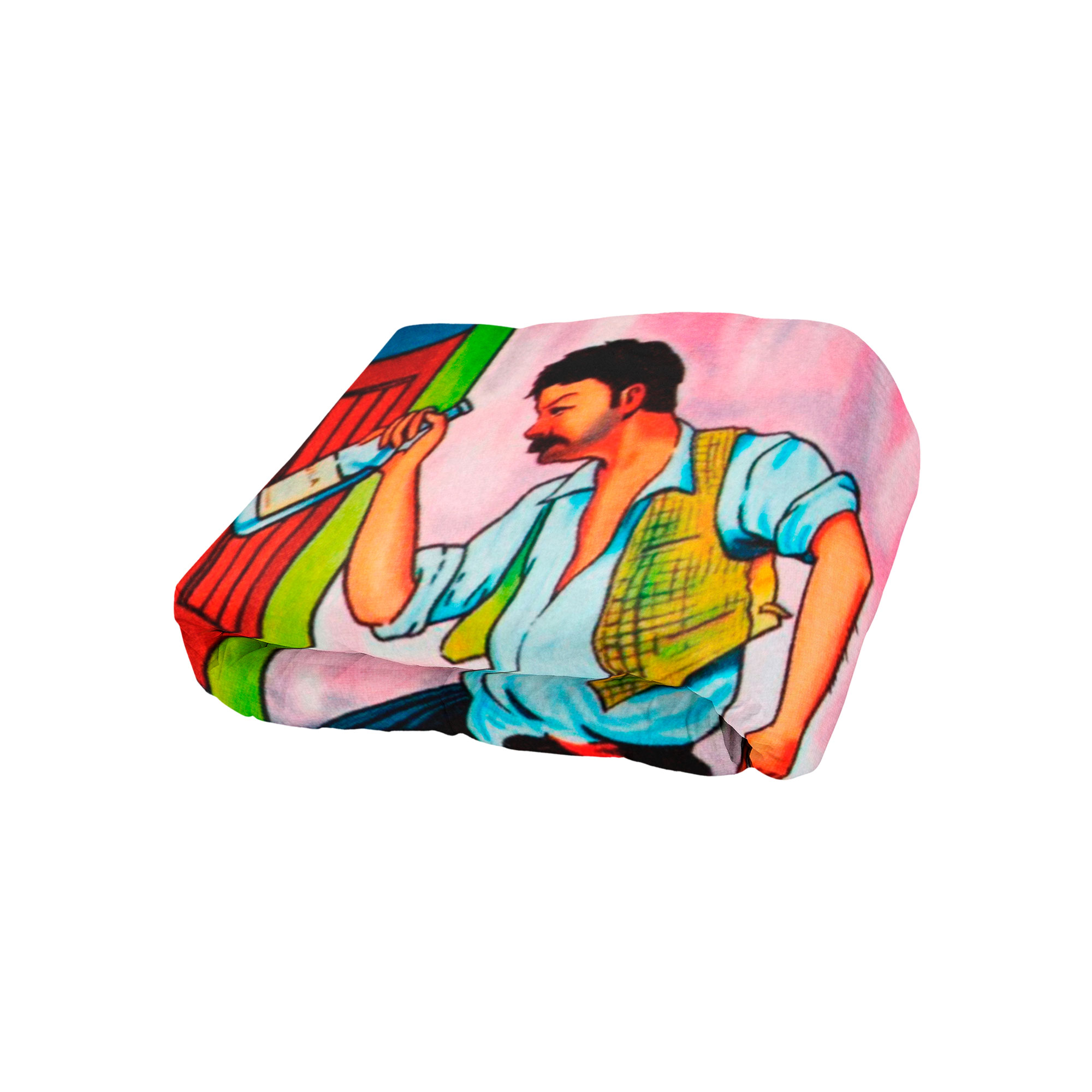 Cobija Manta Frazada Diseño de Carta de Lotería “El borracho” Fiestas Patrias Ultra Suave y Ligera de Alta Calidad
