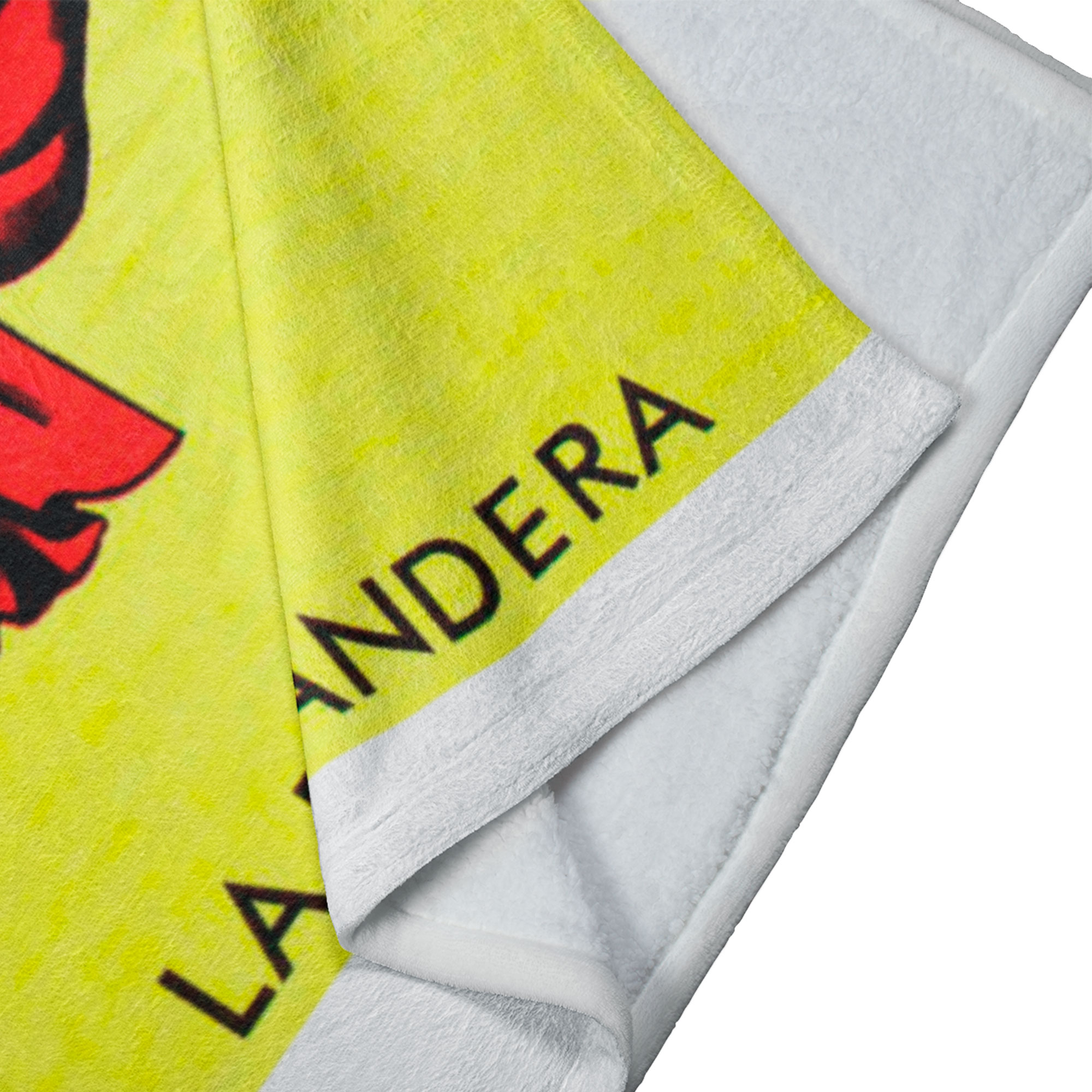 Cobija Manta Frazada Diseño de Carta de Lotería “La bandera” Fiestas Patrias Ultra Suave y Ligera de Alta Calidad
