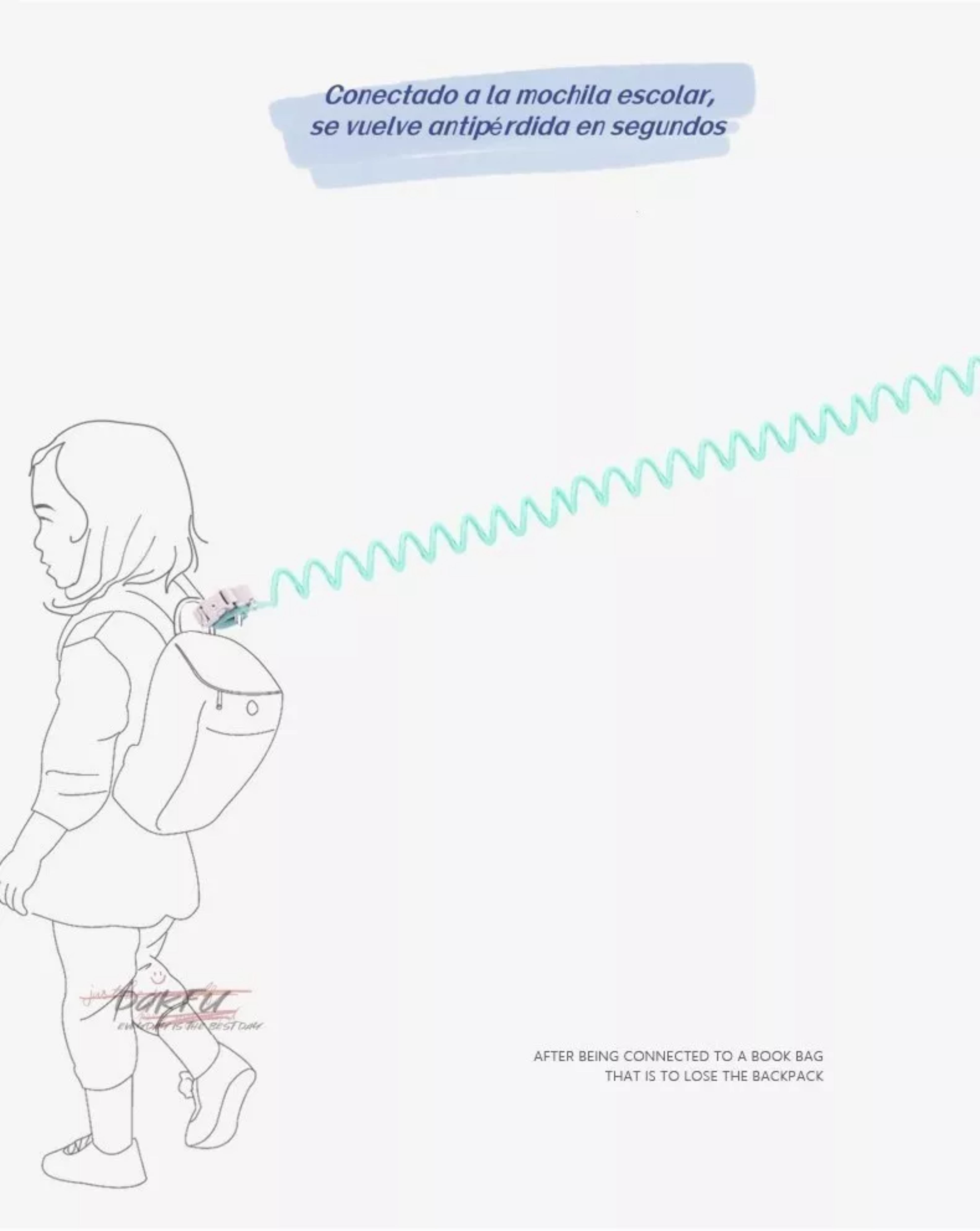 2.5m Pulsera Correa Arnes De Seguridad Pulseras Para Niños