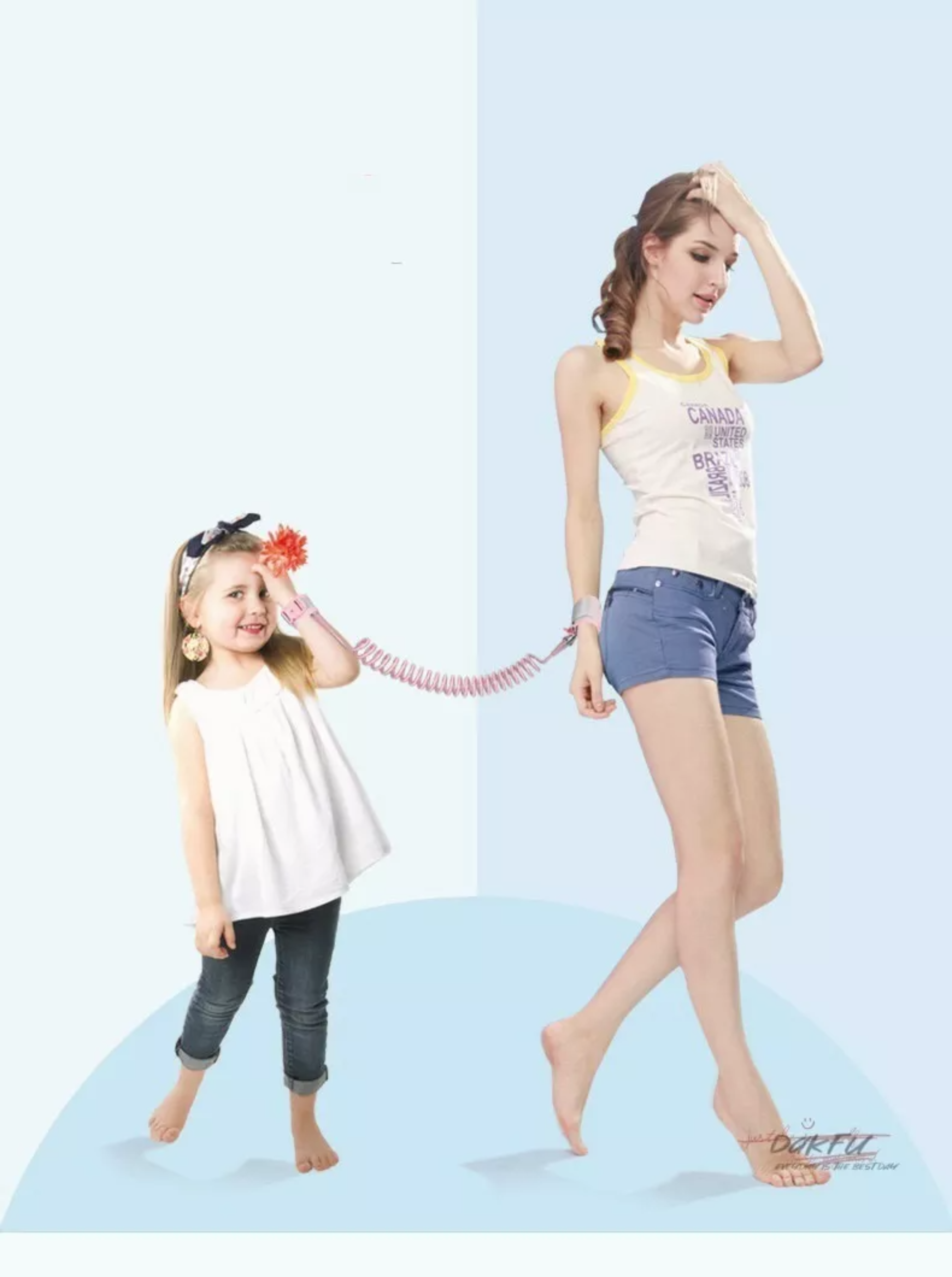 2.5m Pulsera Correa Arnes De Seguridad Pulseras Para Niños