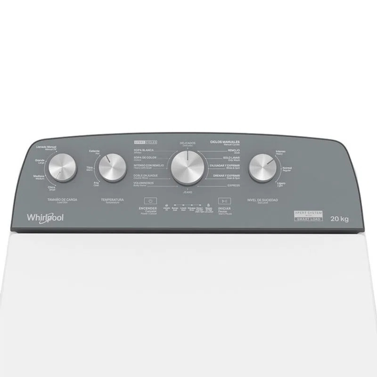 Lavadora Automática Whirlpool 8MWTW2024MJM 20KG Blanca ALBY