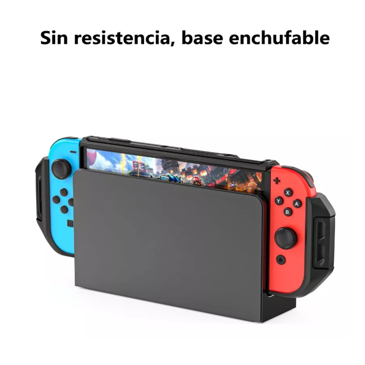 Carcasa Protectora Negra Para Nintendo Switch Oled