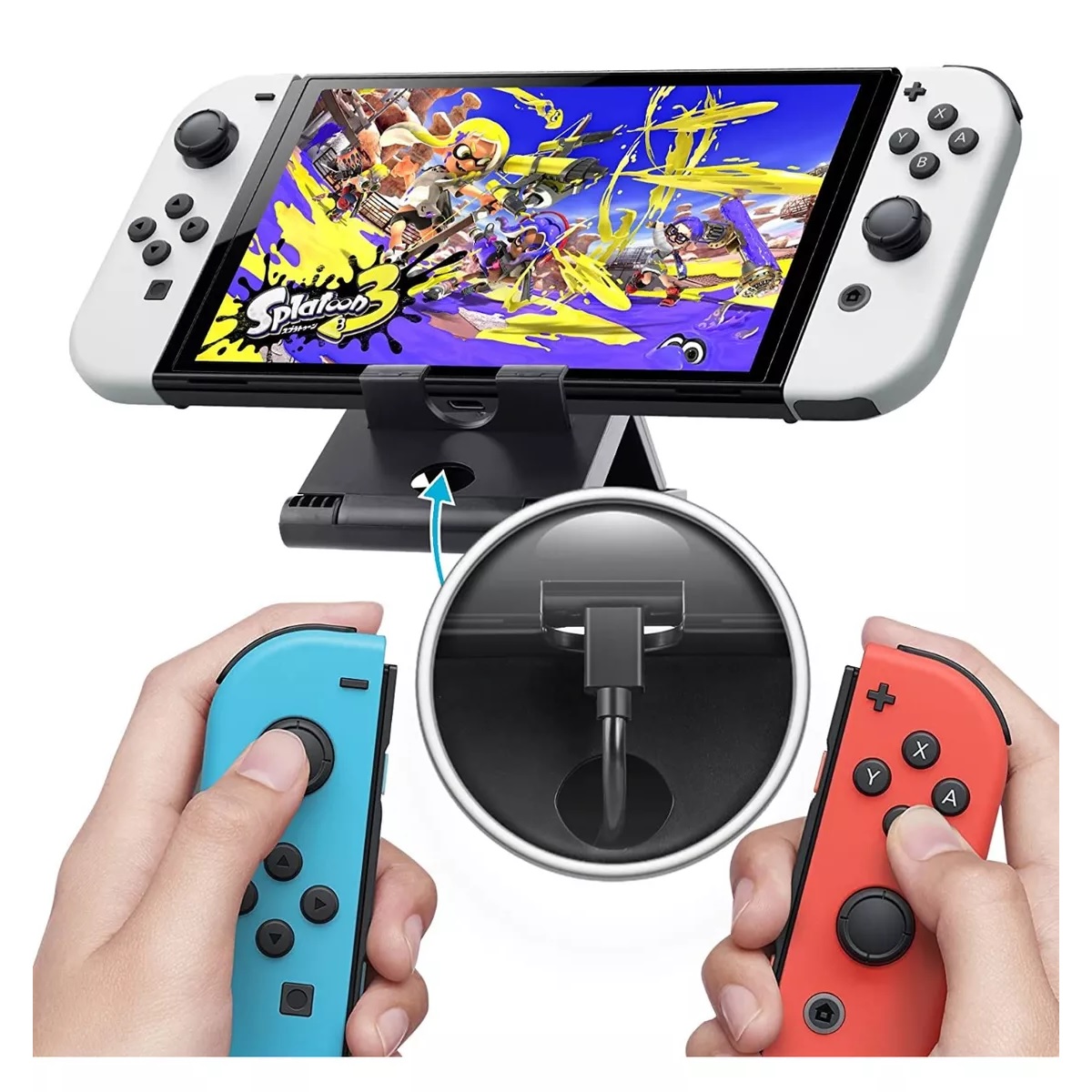 Kit De Accesories Para Nintendo Switch Oled Con Funda 29pcs