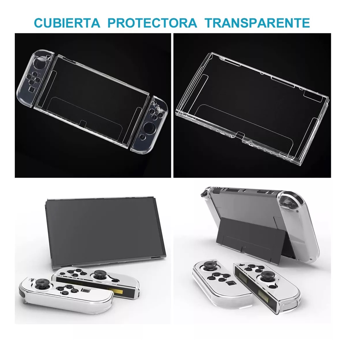 Kit De Accesories Para Nintendo Switch Oled Con Funda 29pcs