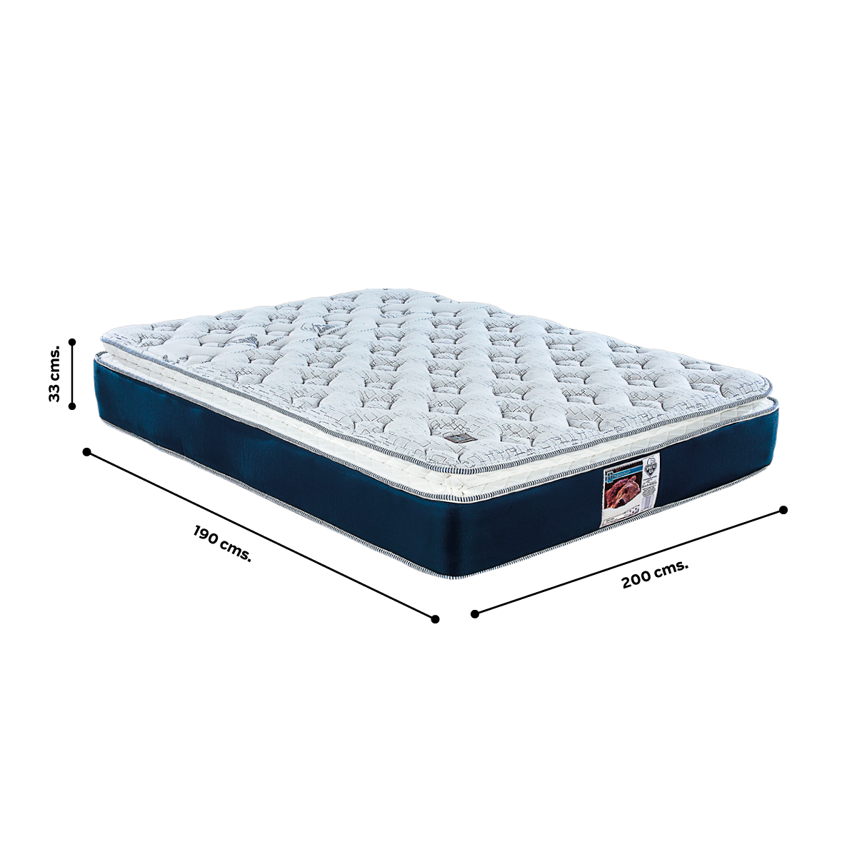 Colchon Ambar Spring Air - King Size - Box Gratis.