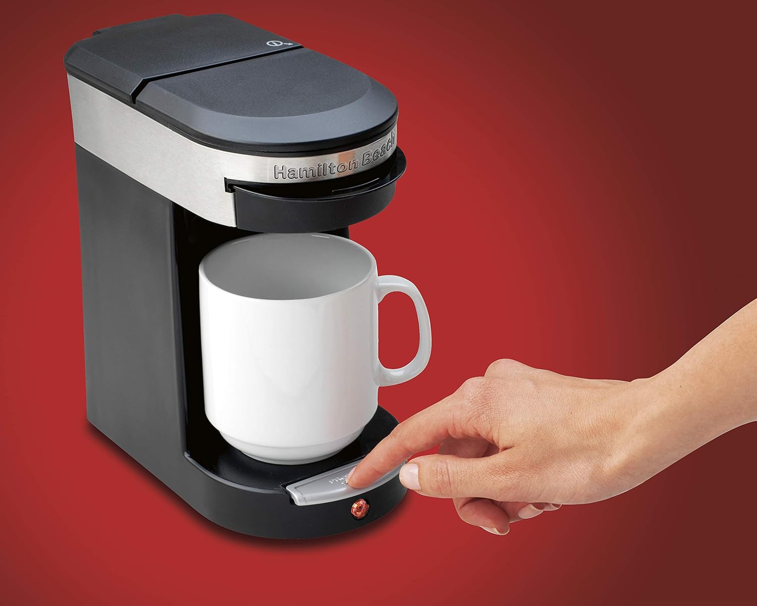 Hamilton Beach Cafetera Personal Ejecutiva, 1 Taza, 350 ml (49970-MX)