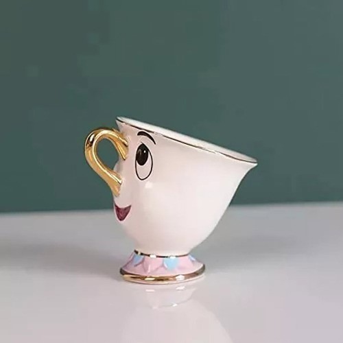 Taza Ceramica Chip Mug Para Bella Y La Bestia 