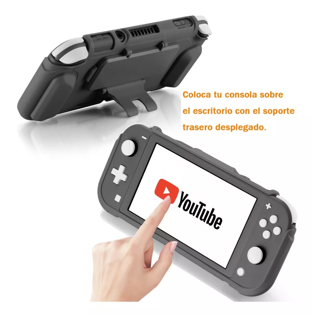 Funda Protectora Con Soporte Para Nintendo Switch Lite -d