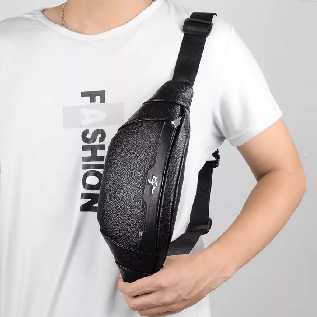 Riñonera Táctica Portátil Para Hombre Negocio Moda Billetera