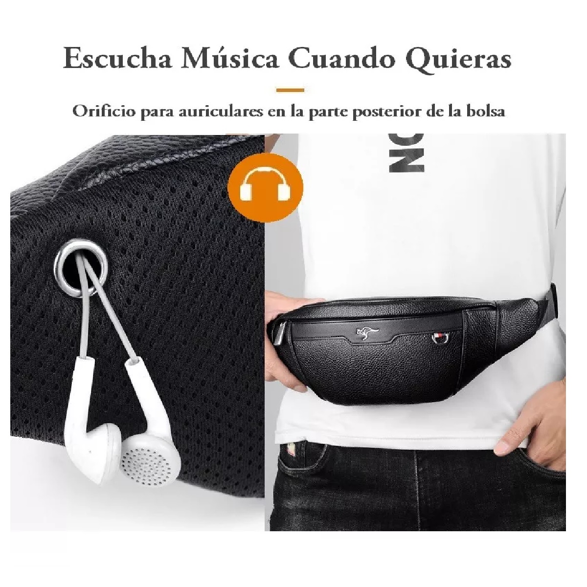 Riñonera Táctica Portátil Para Hombre Negocio Moda Billetera
