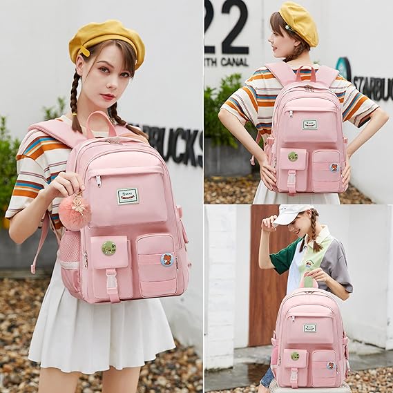 A Niña Mochila Estudiante Mochila 15,6" Portátil Universitaria