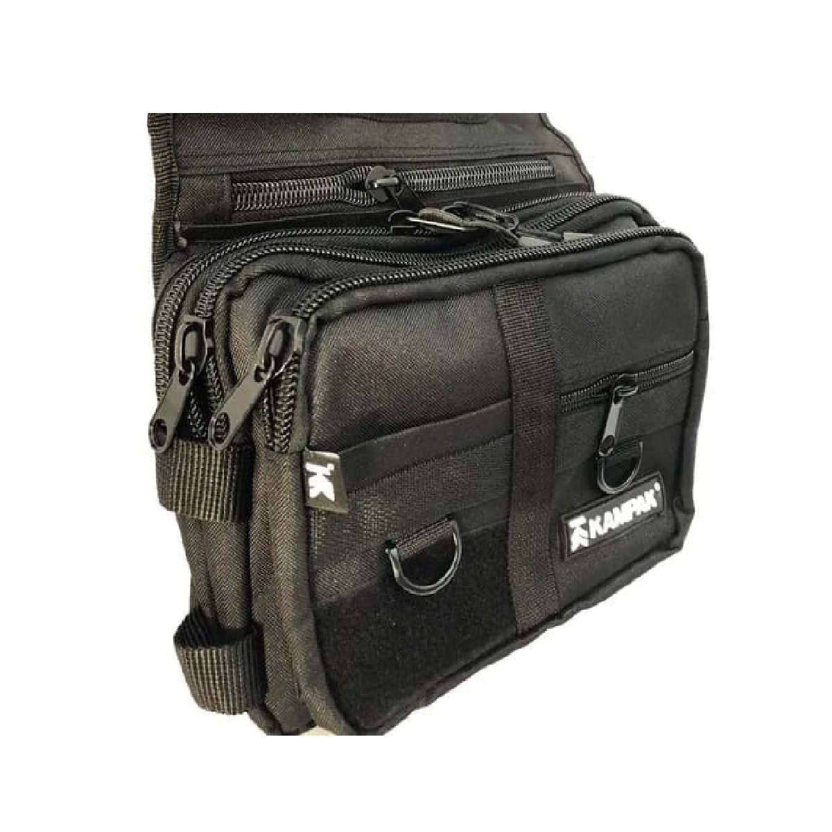 Mochila trekking  JS20 color negro diseño lisa 5L