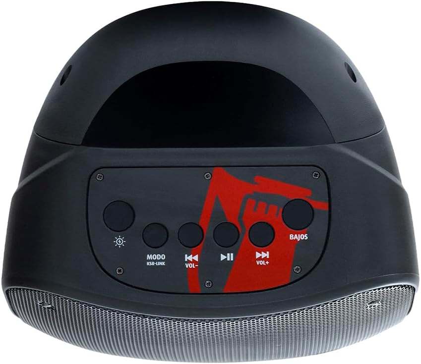 Kaiser KSW-5006 Bocina Bluetooth Recargable 4” 20 W RMS con Luz RGB, KSR-Link, Auxiliar, USB, y Micro SD