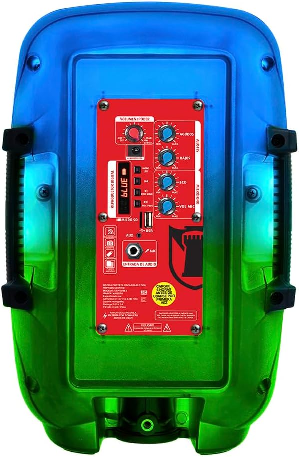 Kaiser KSW-5008 Bafle Profesional Recargable 8”