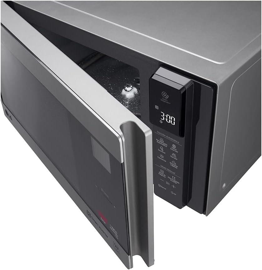 LG Horno Microondas Inverter 1.5 Pies Cúbicos, Acero Inoxidable, MS1596CIR