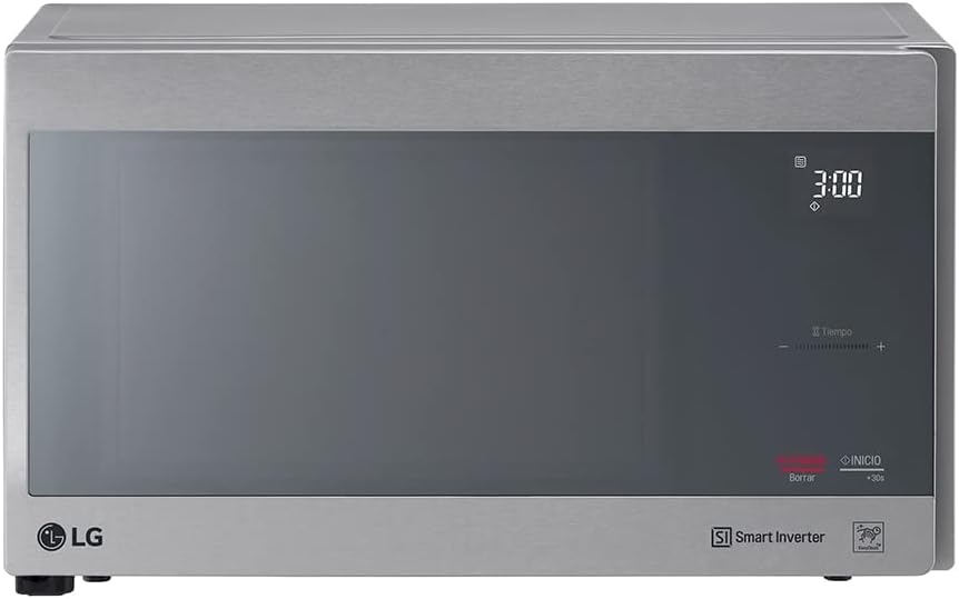 LG Horno Microondas Inverter 1.5 Pies Cúbicos, Acero Inoxidable, MS1596CIR