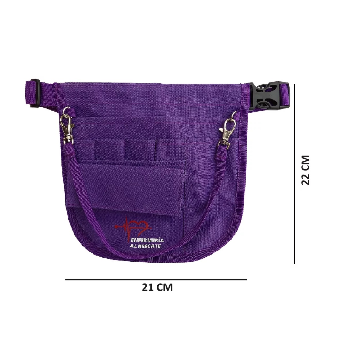 Riñonera Enfermera Enfermeria Moda Liso Morado
