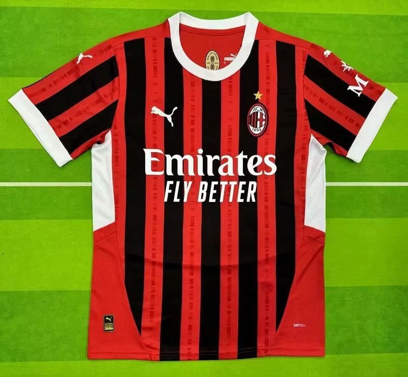 Nuevo! Jersey AC Milan 2024/2025 Titular Local Alvaro Morata 7 Talla L