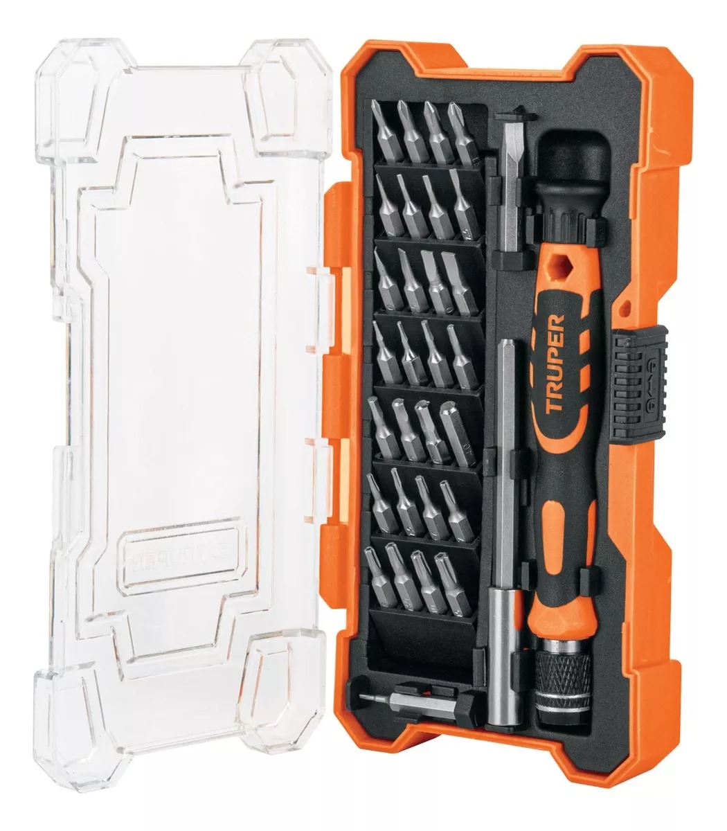 Desarmador De Precisión+30 Puntas Y Extensión Truper Joy-32