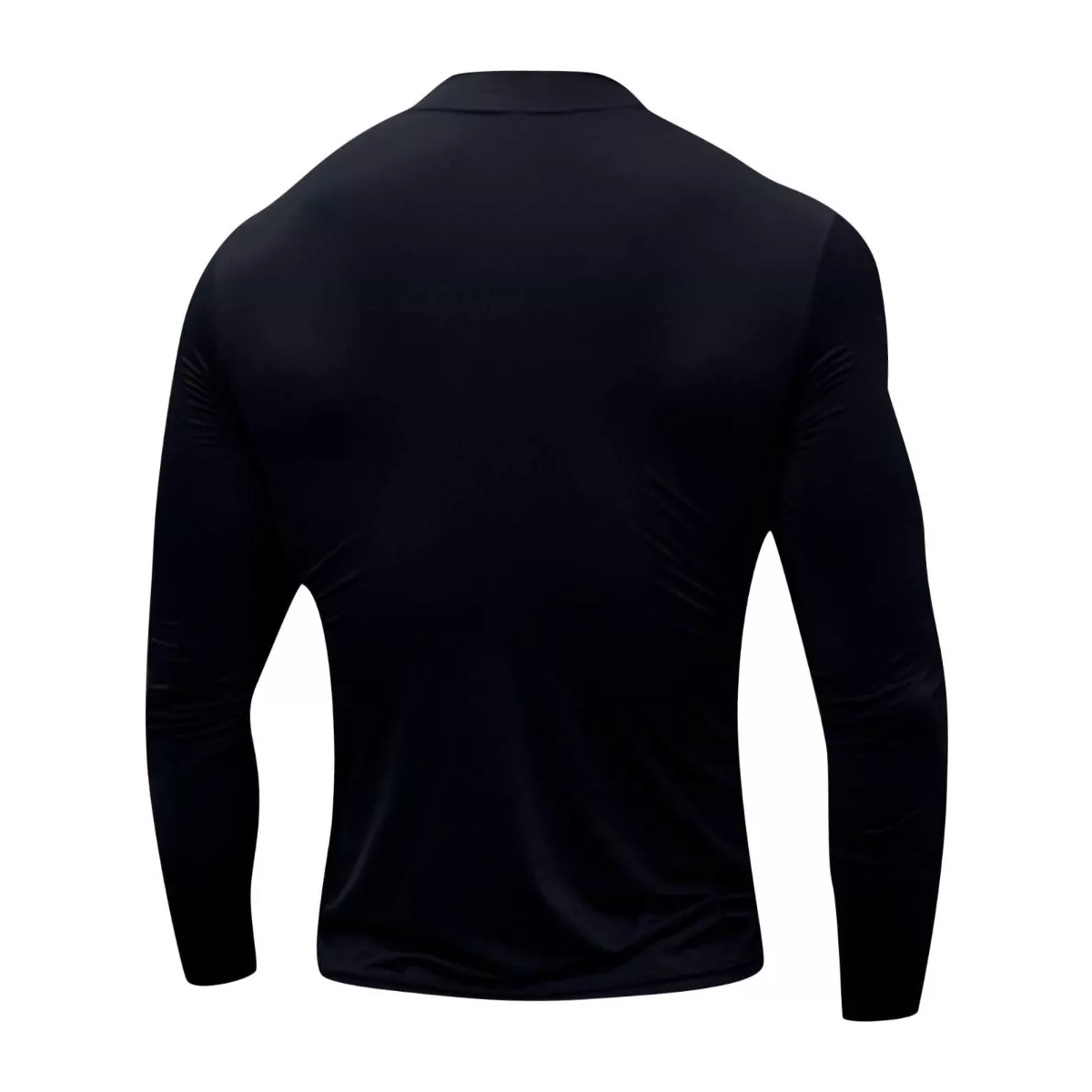 Playera Licra Deportiva Correr Compresión Manga Larga Gym Negro M Grande