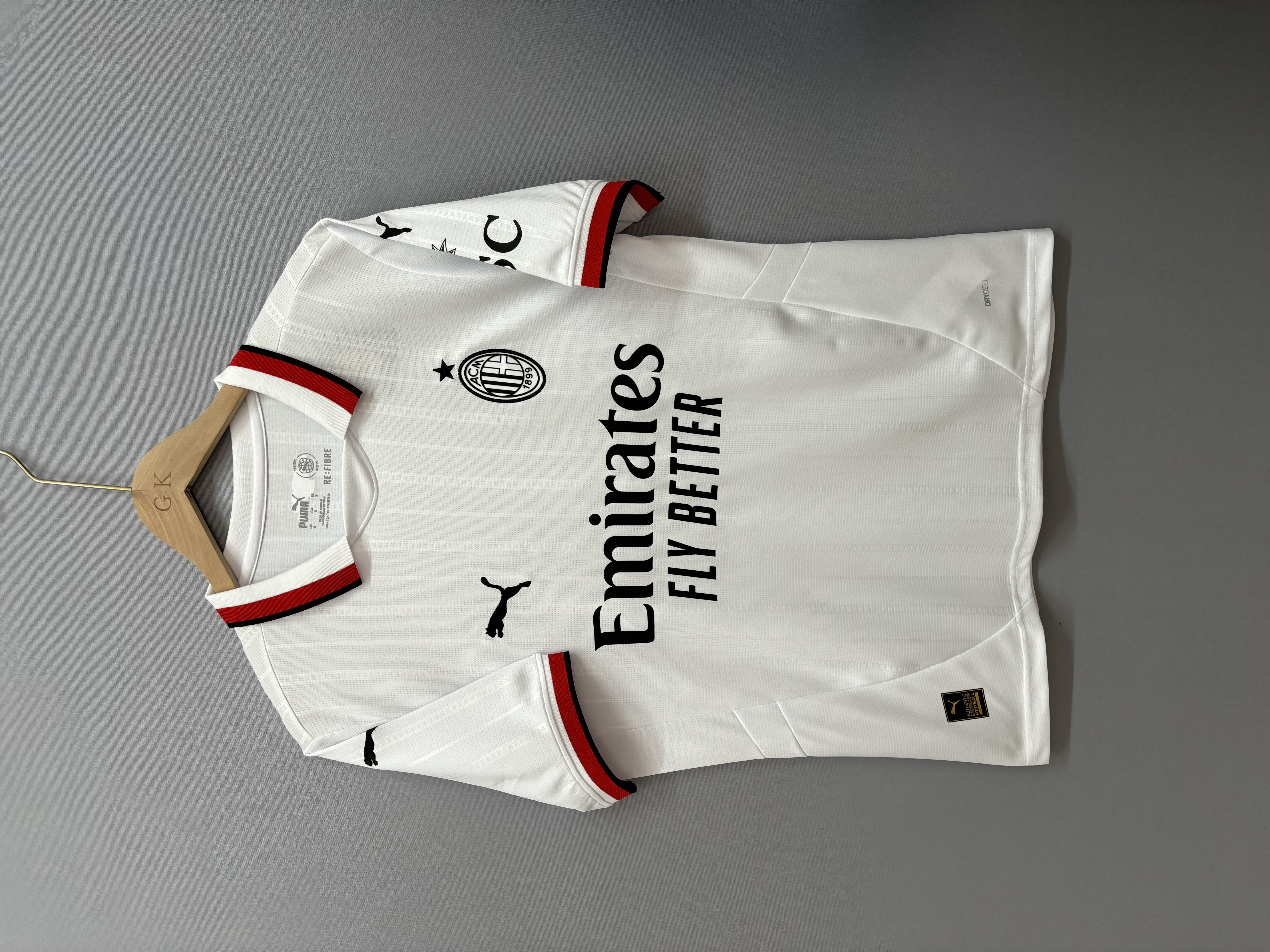 Nuevo! Jersey AC Milan 2024/2025 Visita Blanca Christian Pulisic 11 Talla L