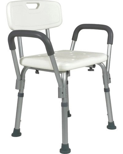 Silla Ducha Ortopédica Baño Con Respaldo Ajustable Aluminio