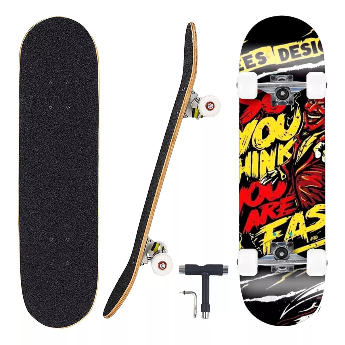 Patineta Completa Profesional Skateboard Principiante Adulto