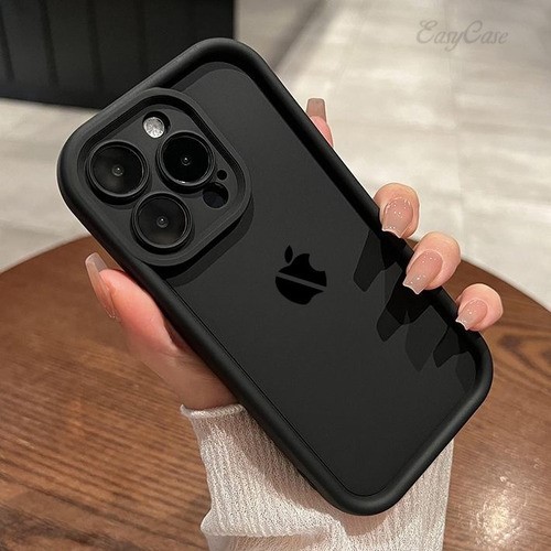 Funda Case De Silicona Colores Uso Rudo Para iPhone NEGRO IPHONE 11