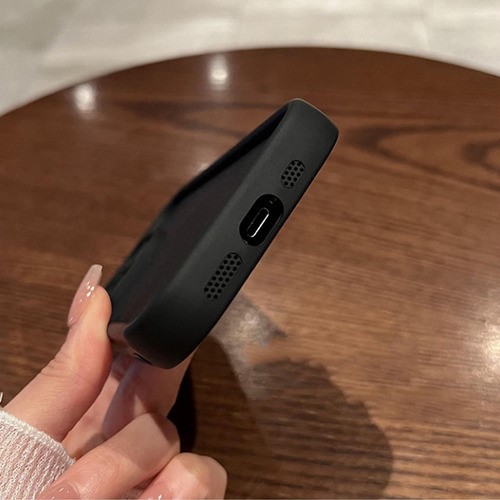 Funda Case De Silicona Colores Uso Rudo Para iPhone NEGRO IPHONE 11