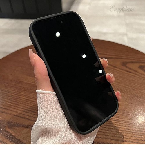 Funda Case De Silicona Colores Uso Rudo Para iPhone NEGRO IPHONE 11