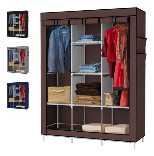 Closet Organizador Rack Ropero Repisas Armario Guardaropa