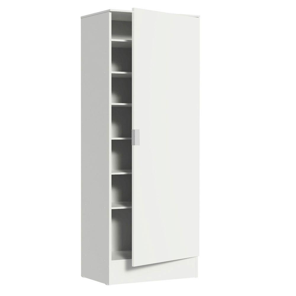 Alacena Armario Multiuso 60cm 1 Puerta Madesa Blanco