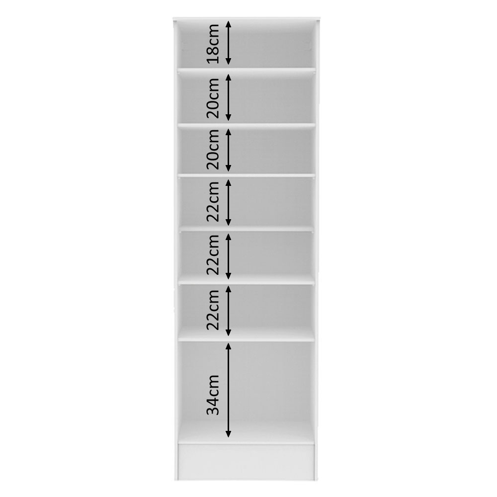 Alacena Armario Multiuso 60cm 1 Puerta Madesa Blanco