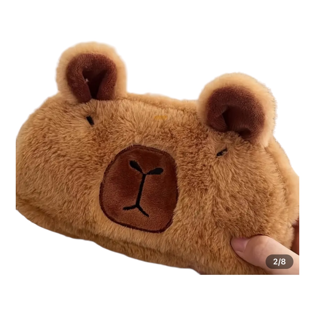 Lapicera Capibara Carpicho Estuchera Bolsa Cosmetiquera 20cm
