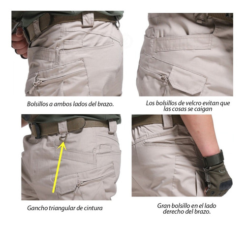 Pantalones Tácticos Militares Impermeables, Ix7, Ix9
