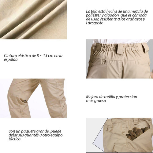 Pantalones Tácticos Militares Impermeables, Ix7, Ix9