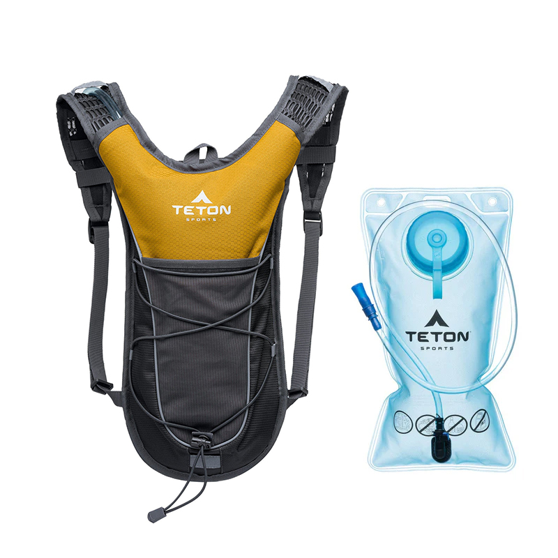 Mochila de Hidratación TrailRunner 2L Amarilla con Bolsa de Agua de 2L TETON