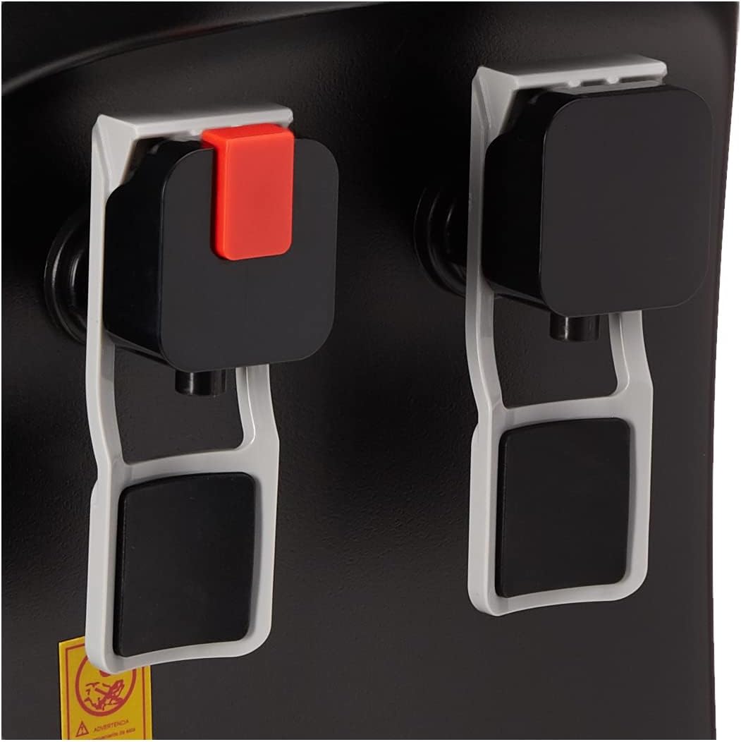 Mabe EMM2PN Dispensador de Agua de Mesa con 2 Llaves Fría y Caliente, Negro