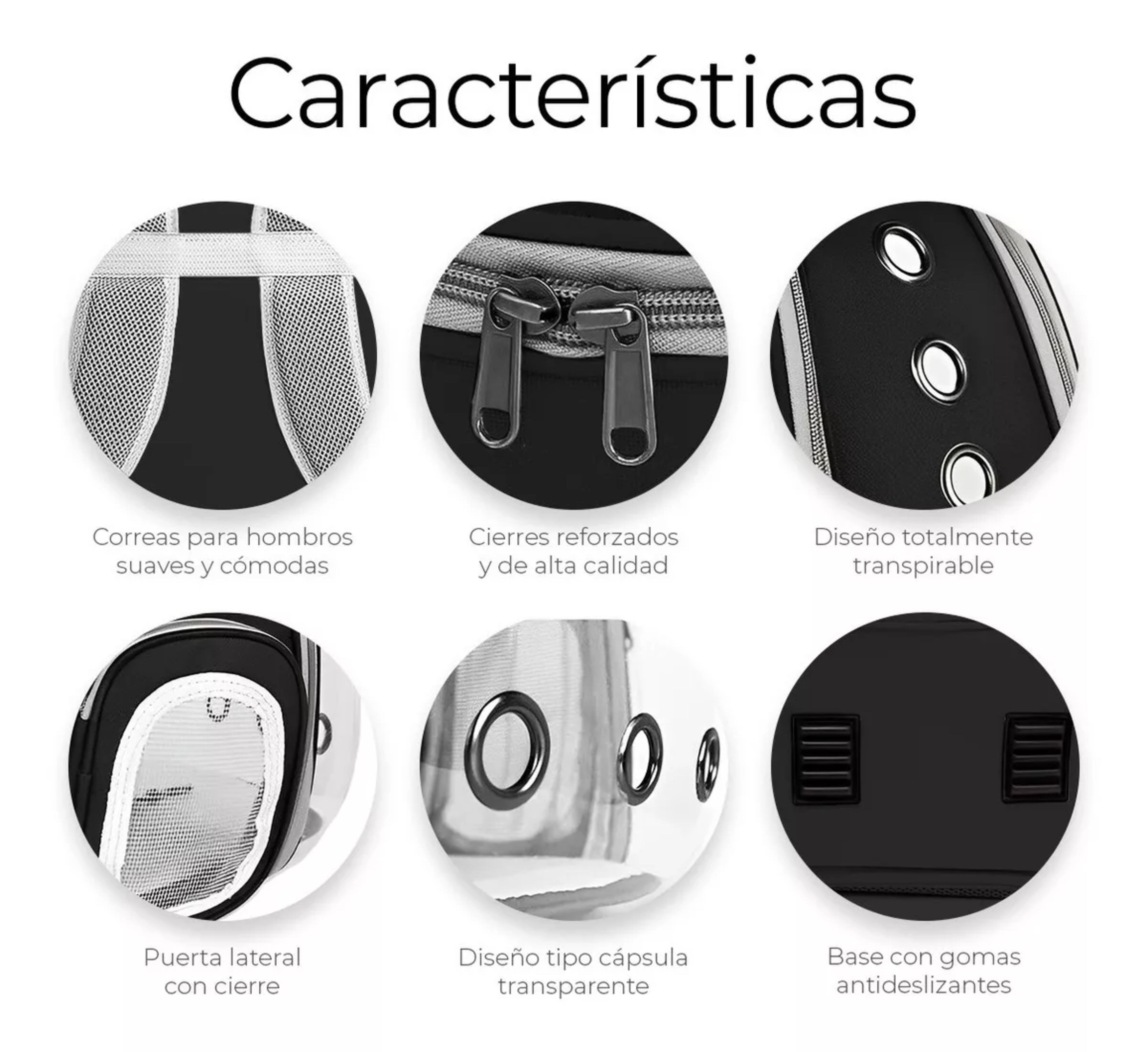 Mochila Transportadora Para Perros/gatos Expandible Portátil