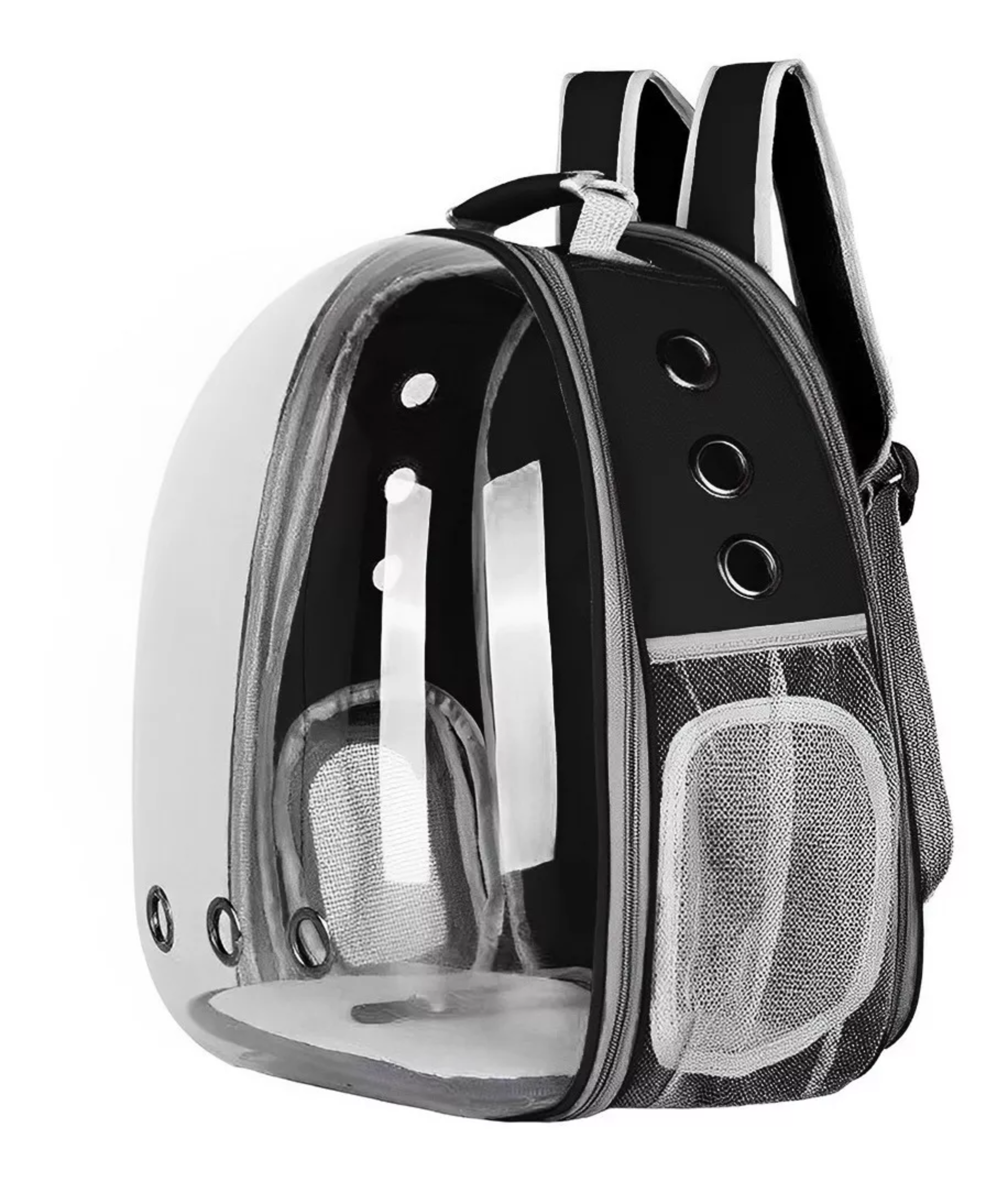 Mochila Transportadora Para Perros/gatos Expandible Portátil
