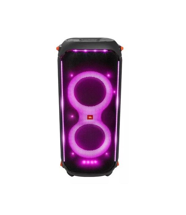 Bocina Portátil Altavoz Party Box 710, Bluetooth Con Luces 800w Ipx4 Tws Color Negro 